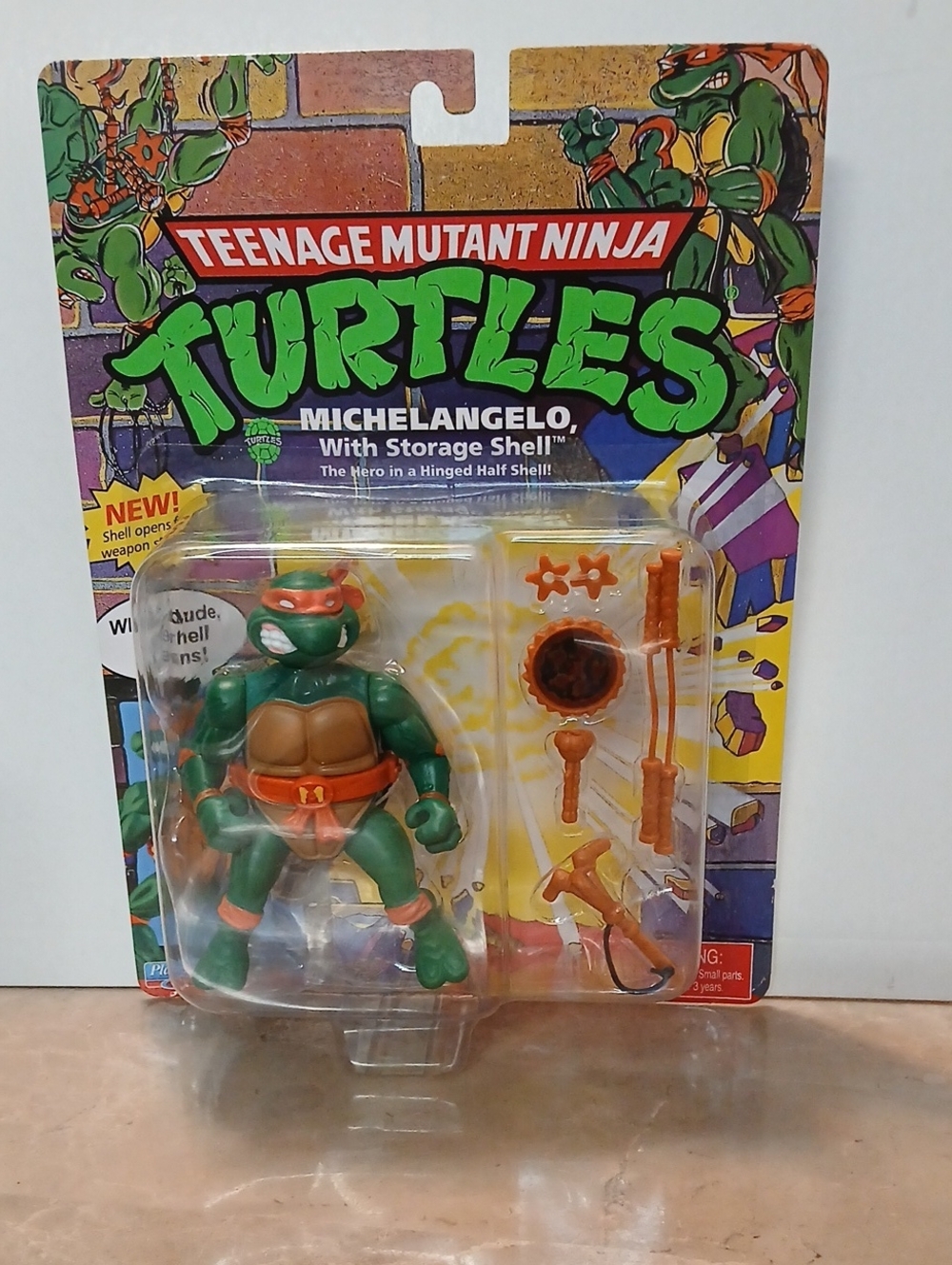 TMNT Michelangelo Action Figure With Storage Shell